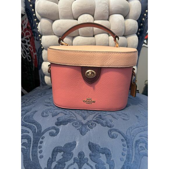 Coach Pink Kay Colorblock Crossbody NWOT - Picture 1 of 8